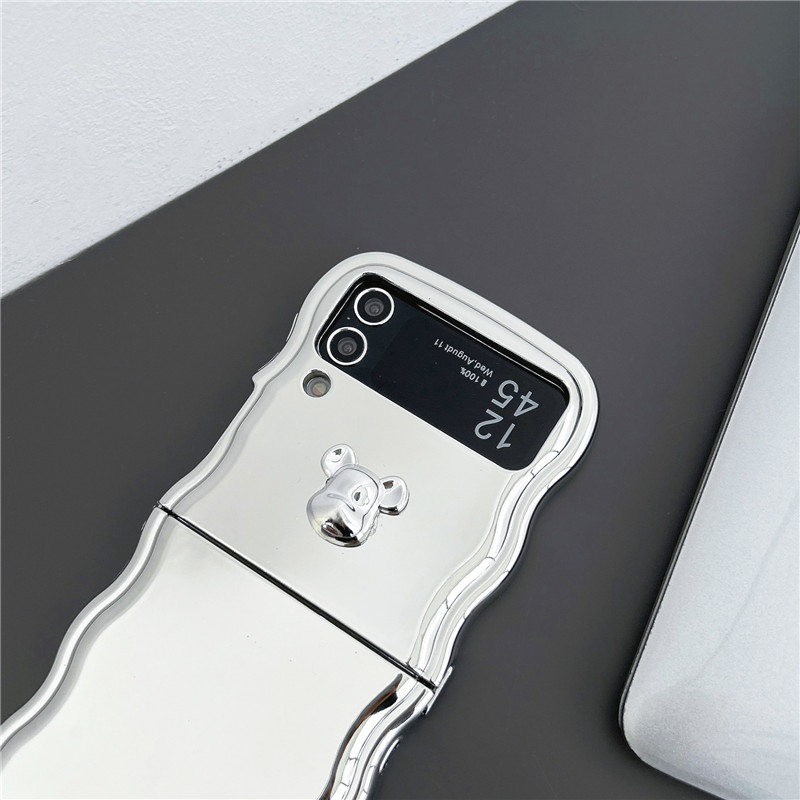 Ốp Điện Thoại Silicon Mềm Chống Sốc Có Thể Gập Lại Cho Samsung Galaxy Z Flip 3 Z Flip 4