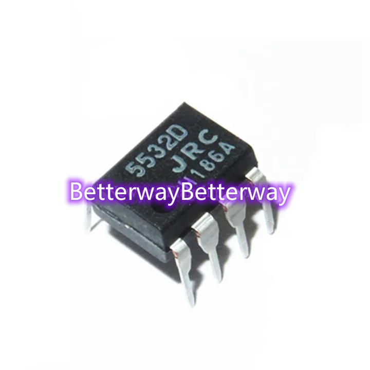 10 Cái Chính Hãng NJM5532D JRC5532D DIP-8 NJM5532 JRC5532 DIP8 Bộ khuếch đại hoạt động kép tiếng ồn 