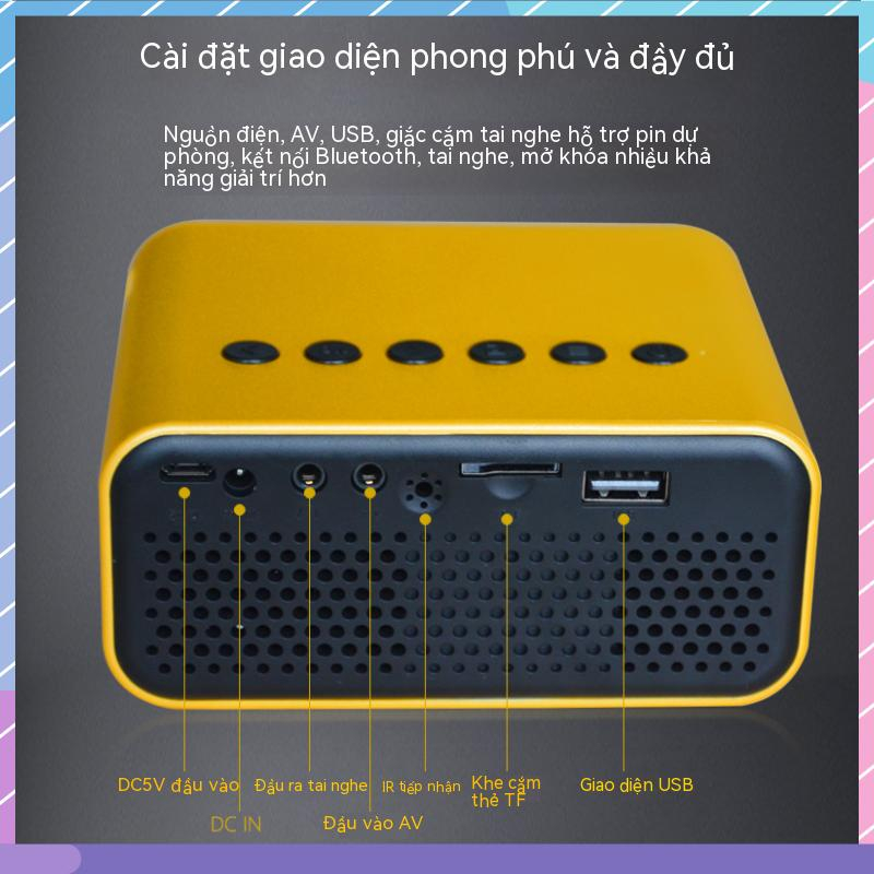 Điện Thoại Máy Chiếu mini HD 1080P Không Dây Chất Lượng Cao