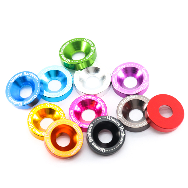 Vòng Đệm Hợp Kim Nhôm M6 Màu Chuyên Dụng Cho Biển Số Xe Hơi