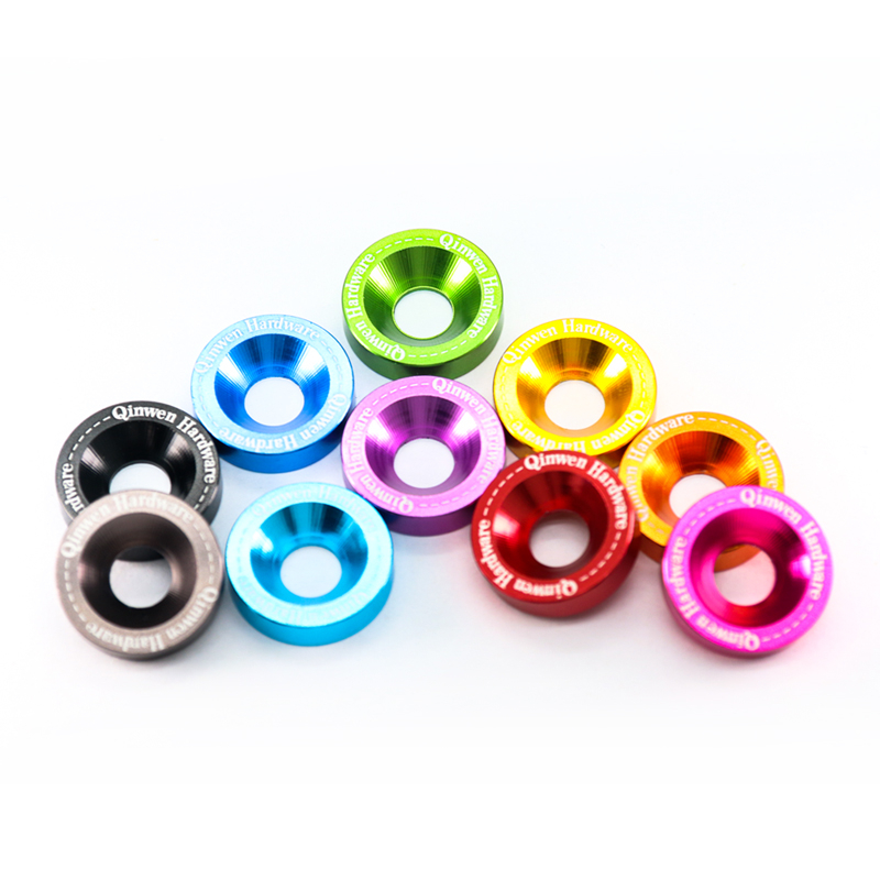 Vòng Đệm Hợp Kim Nhôm M6 Màu Chuyên Dụng Cho Biển Số Xe Hơi