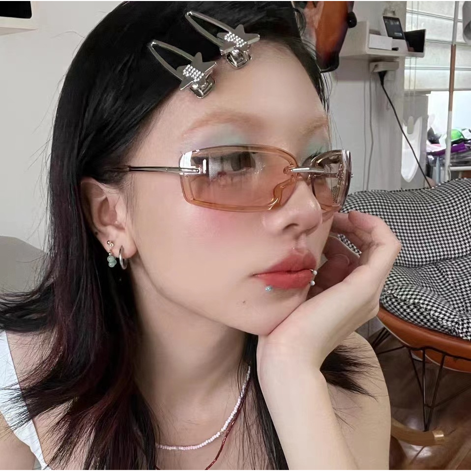 Kính Mát Thể Thao Không Gọng Thiết Kế Độc Đáo Thời Trang Mùa Hè Cho Nam Và Nữ