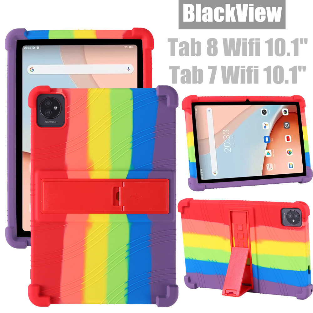 Ốp Máy Tính Bảng Silicon Mềm Có Giá Đỡ Điều Chỉnh Được Cho BlackView Tab 8 Wifi Version 10.1 Inch BlackView Tab 7 Wifi 10.1 "