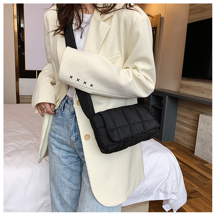 Deere Jack Túi Đeo Vai Cỡ Lớn Bằng nylon Màu Trơn Họa Tiết Kẻ Sọc Thời Trang Cho Nữ