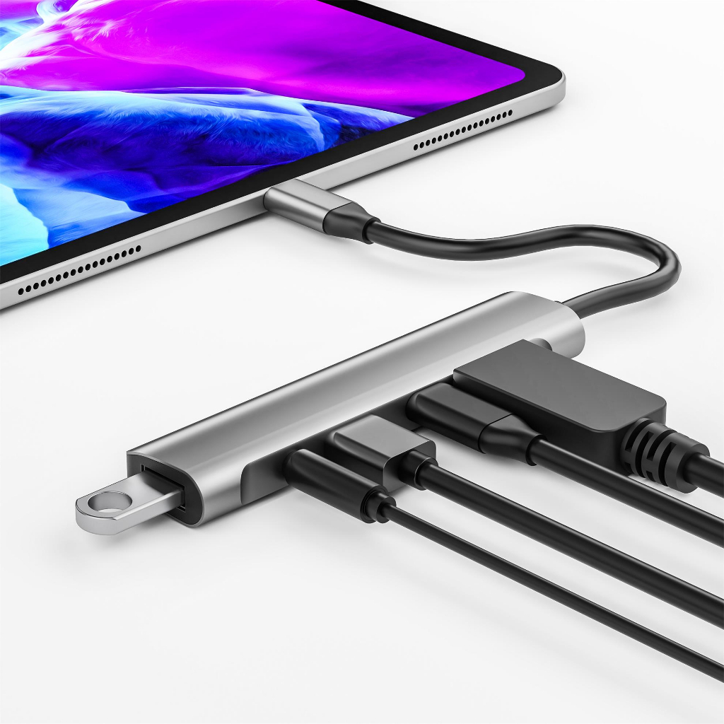 Trạm Sạc Nhanh Một Cổng type-c 4K @ 60hz DP 5 Trong 1 Chất Lượng Cao