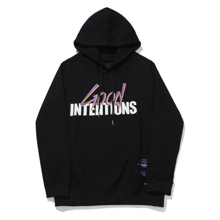Vlone Áo hoodie cotton unisex In Phong Cách