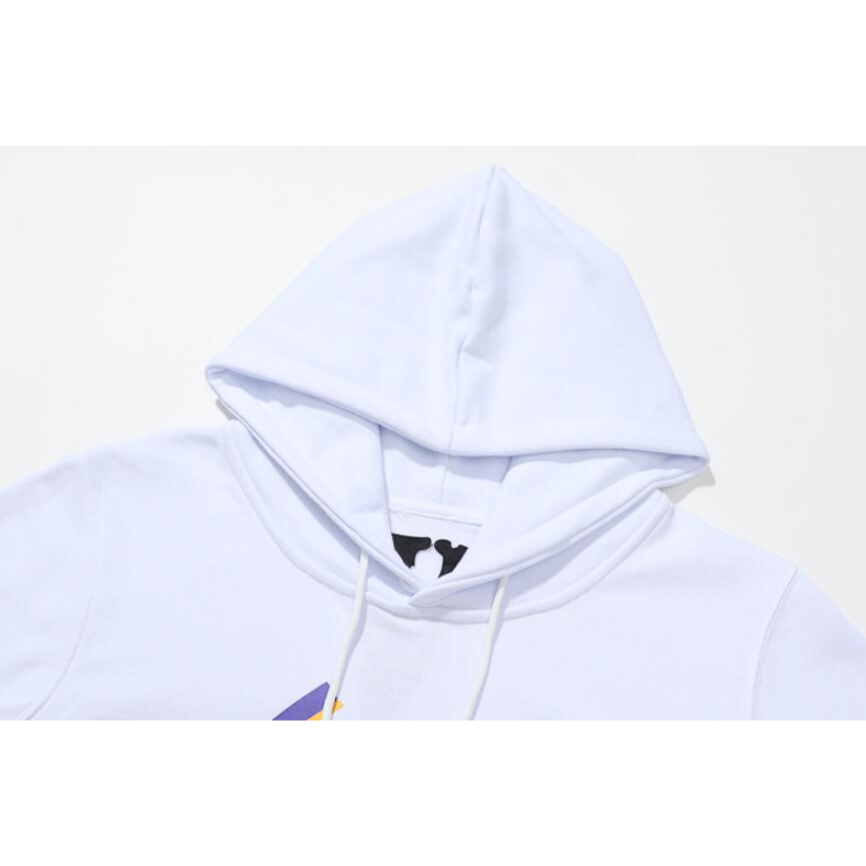 Vlone Áo hoodie cotton unisex In Phong Cách