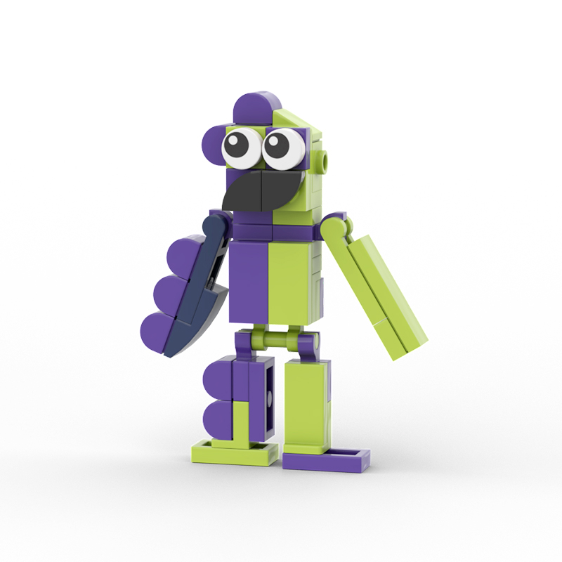 Ông Buildmoc Garten of Garten Banban 3Màu 3 Bộ Đồ Chơi Lắp Ráp Nhân Vật Anime Kabob Man / The Jester / Tamataki & Chamataki / Nabnaleena 277 Mảnh