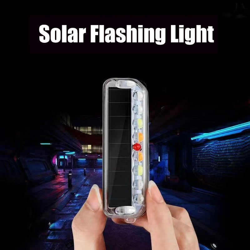 Đèn LED cảnh báo đuôi xe năng lượng mặt trời đèn tín hiệu