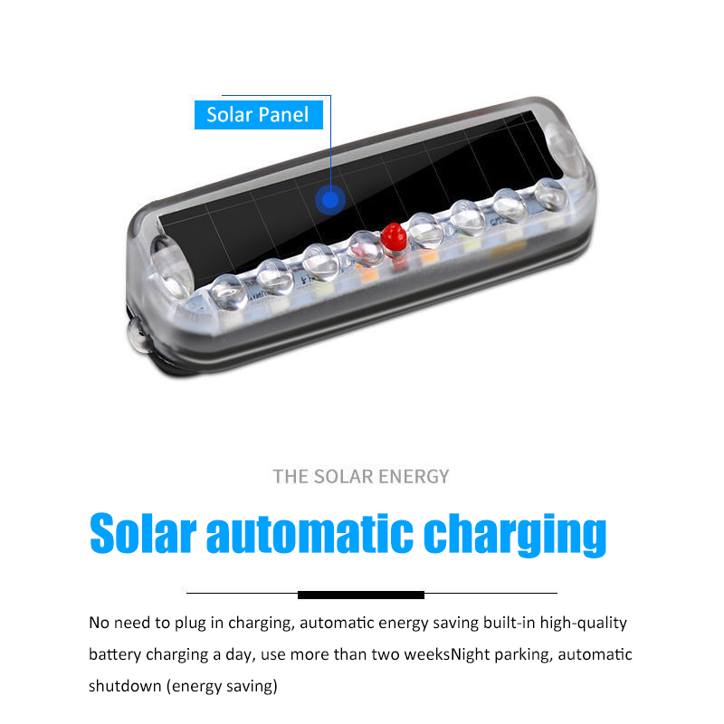 Đèn LED cảnh báo đuôi xe năng lượng mặt trời đèn tín hiệu