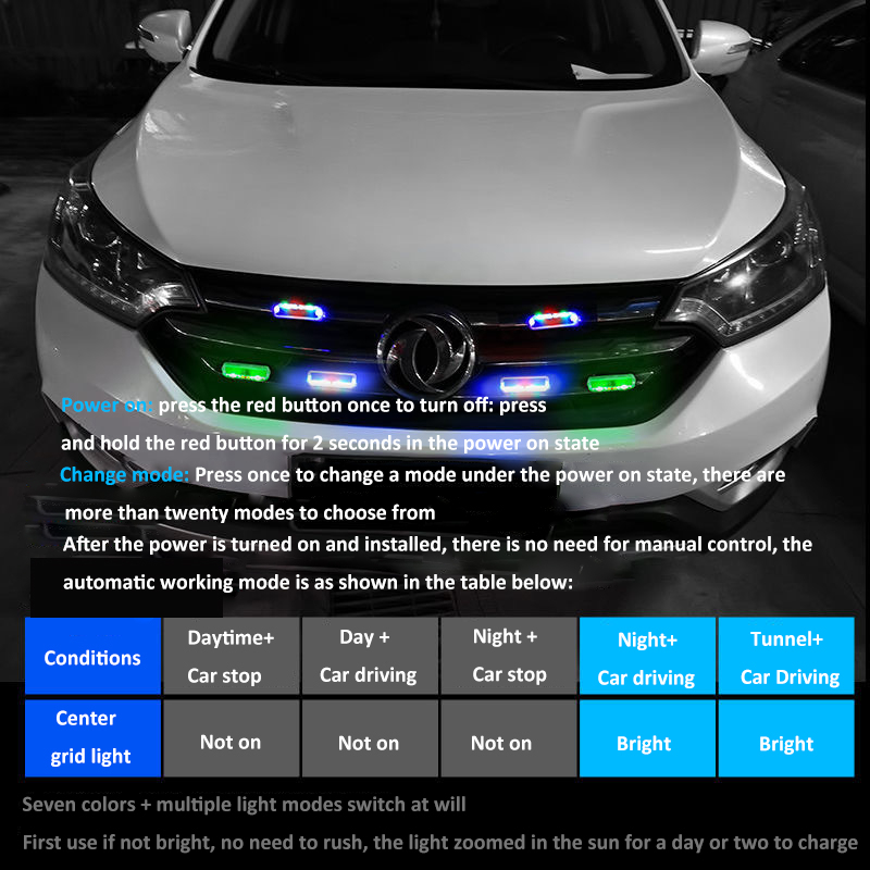 Đèn LED cảnh báo đuôi xe năng lượng mặt trời đèn tín hiệu