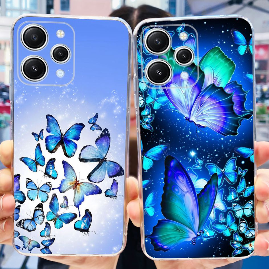 Ốp Điện Thoại Silicone Mềm In Hình Mèo Hoạt Hình Dễ Thương Cho Xiaomi Redmi 12 Redmi 12