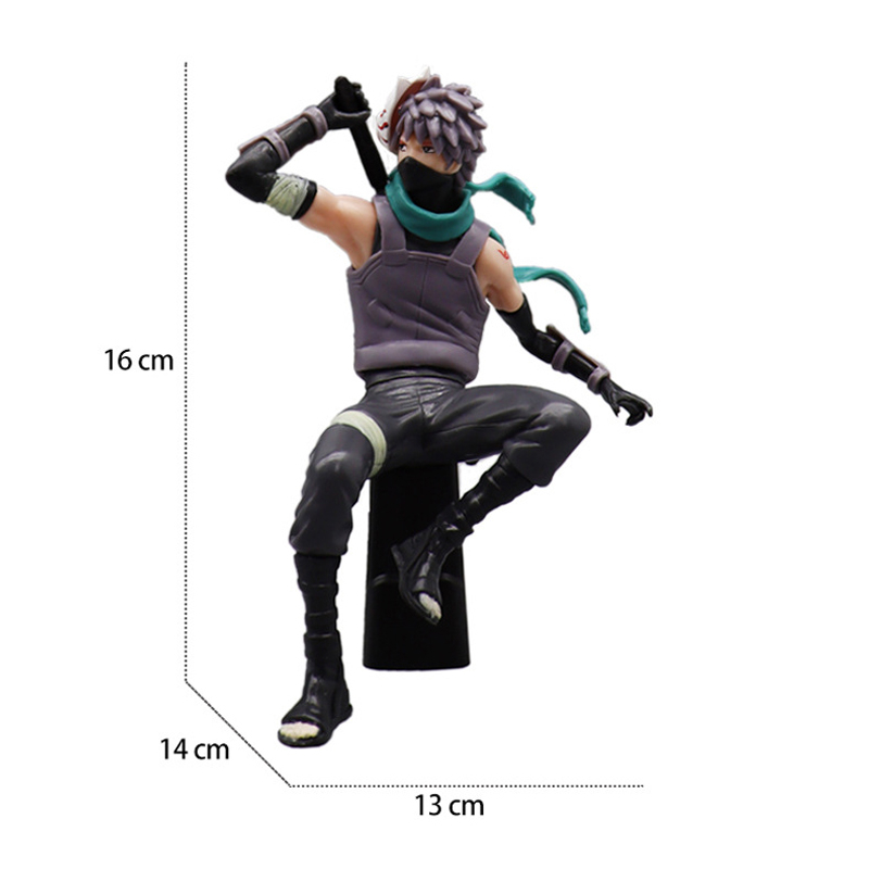 Mô Hình Nhân Vật Hatake Kakashi Trong Naruto 16cm Bằng PVC Trang Trí Bánh Kem