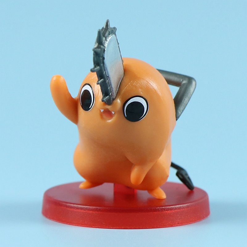 Set 4 / 5 / 6 Mô Hình Nhân Vật Phim Hoạt Hình Chainsaw Man Denji Power Bằng PVC 8 Kiểu