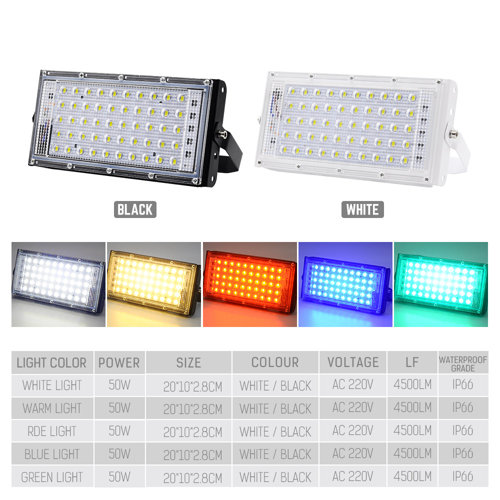 JIASHI Đèn led Ngoài Trời Siêu Sáng Chống Thấm Nước