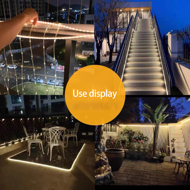 Đèn trang trí sân vườn TAIDU sử dụng năng lượng mặt trời siêu sáng chống thấm nước