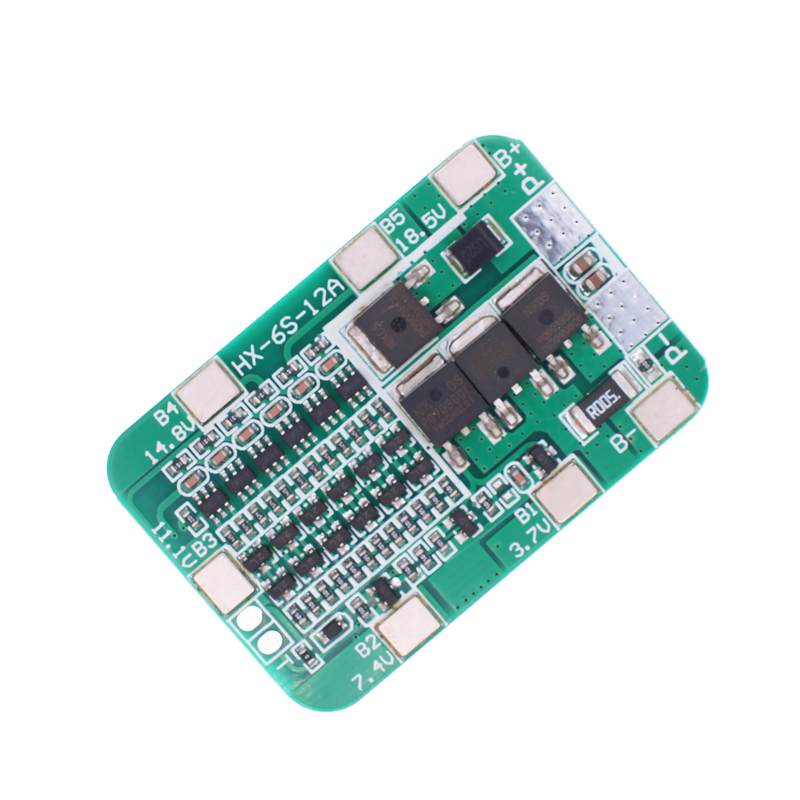 Bảng Mạch Bảo Vệ 6S 15A 24V PCB BMS Dành Cho Pin Li-ion 18650 Li-ion DIY