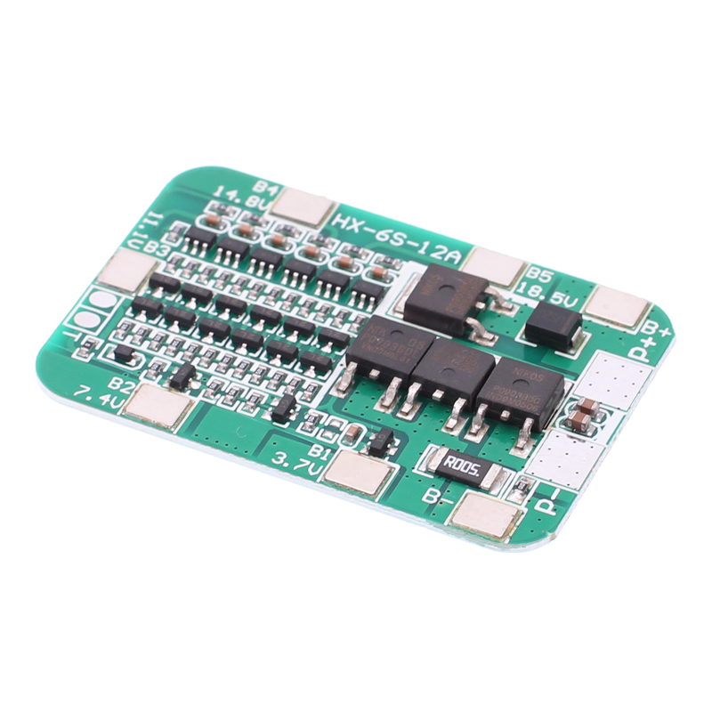 Bảng Mạch Bảo Vệ 6S 15A 24V PCB BMS Dành Cho Pin Li-ion 18650 Li-ion DIY