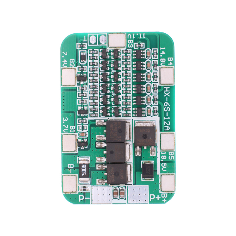 Bảng Mạch Bảo Vệ 6S 15A 24V PCB BMS Dành Cho Pin Li-ion 18650 Li-ion DIY