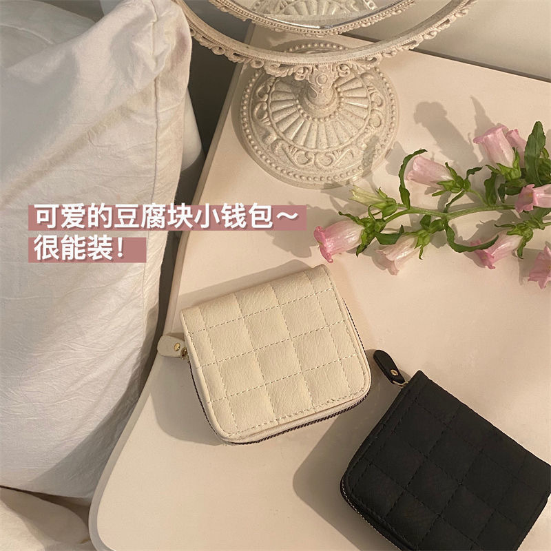 MOUSSON Ví Cầm Tay Ba Ngăn Phong Cách Vintage Cho Nữ