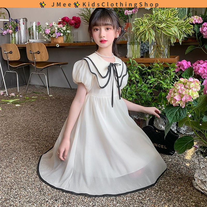 Đầm Công Chúa Thời Trang Mùa Hè Phong Cách Hàn Quốc Cho Bé Gái 3-14 Tuổi