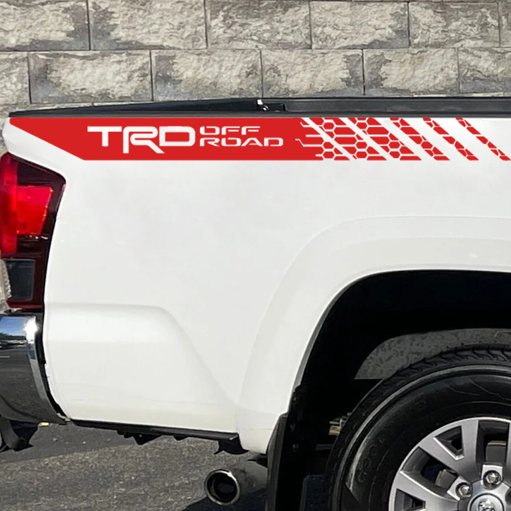 Đề Can Dán Trang Trí Xe Hơi Toyota Tacoma x2 TRD