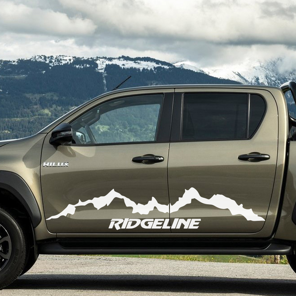 Bộ 2 Miếng Dán decal Trang Trí Thân Xe Hơi TOYOTA HILUX