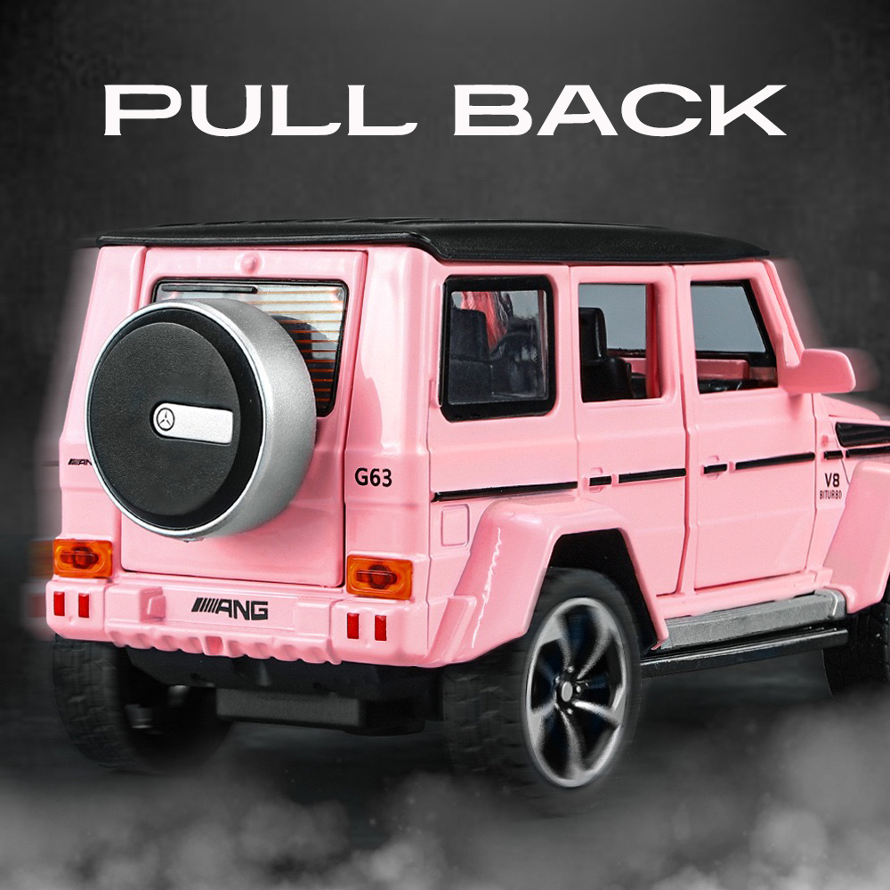 Mô Hình Xe Hơi Benz G63 AMG Có Đèn Và Âm Thanh Bằng Hợp Kim Tỉ Lệ 1: 32