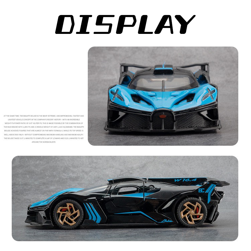 Mô Hình Xe Ô Tô Bugatti Bolide Tỉ Lệ 1: 32 Cao Cấp