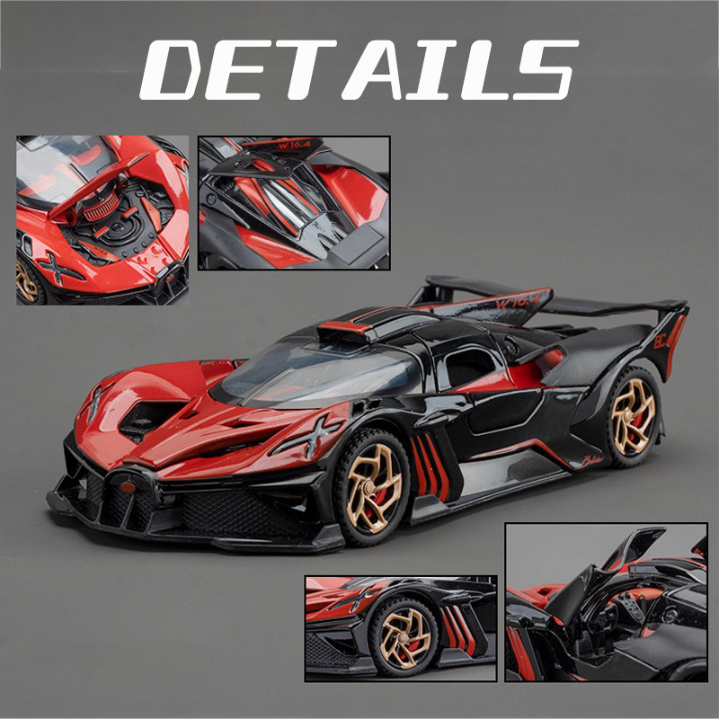 Mô Hình Xe Ô Tô Bugatti Bolide Tỉ Lệ 1: 32 Cao Cấp