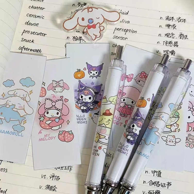 Bút Bi Mực Đen Nhanh Khô Ngòi 0.5mm