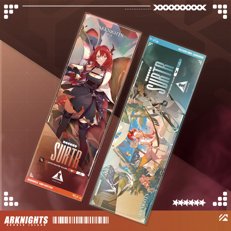 Sách Vẽ Đồ Chơi Arknights Hai Mặt Laser