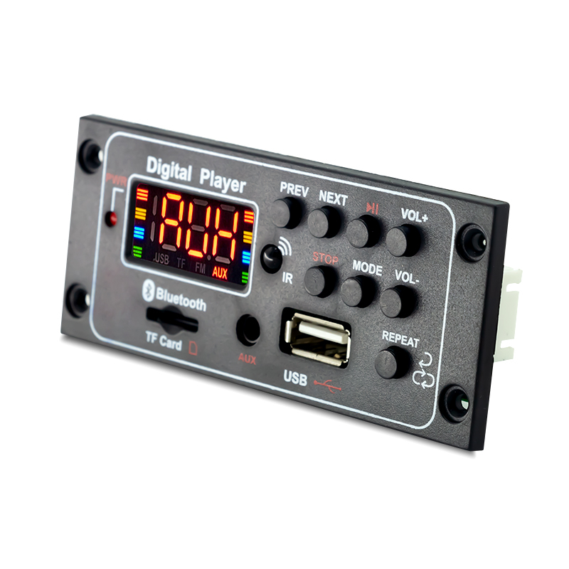 Bảng Mạch Giải Mã Âm Thanh MP3 Không Dây DC 12V AUX 3.5MM MP3 WMA WAV Hỗ Trợ USB TF FM