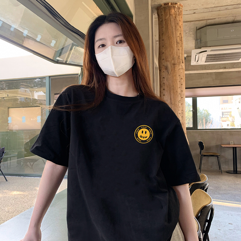 Áo Thun Cotton Ngắn Tay Dáng Rộng Thời Trang Dành Cho Cặp Đôi