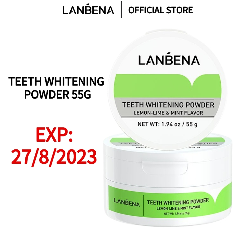 Phấn Làm Trắng Răng Lanbena 55G Exp Date 2023 / 8 / 27