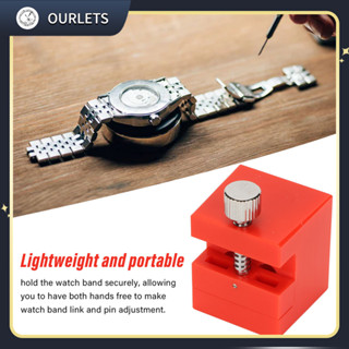 Kẹp cố định dây đeo đồng hồ bằng kim loại 【Ourlets】