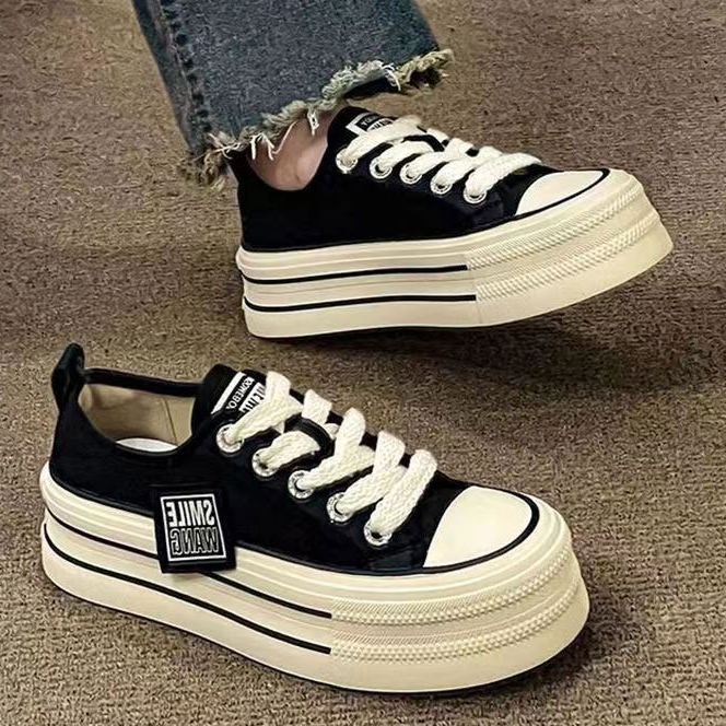 Giày Thể Thao canvas Đế Dày Thoáng Khí Thời Trang Cho Nữ