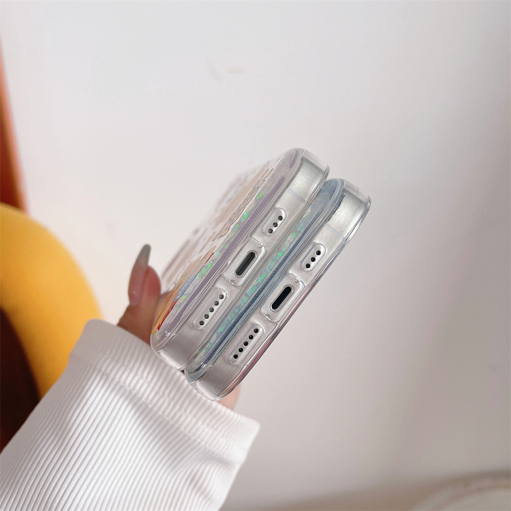 Ốp Điện Thoại Cát Chảy In Hoạt Hình Disney Cho iPhone 13 Pro Max 11 12 Mini 14 Plus 8 Plus X XR