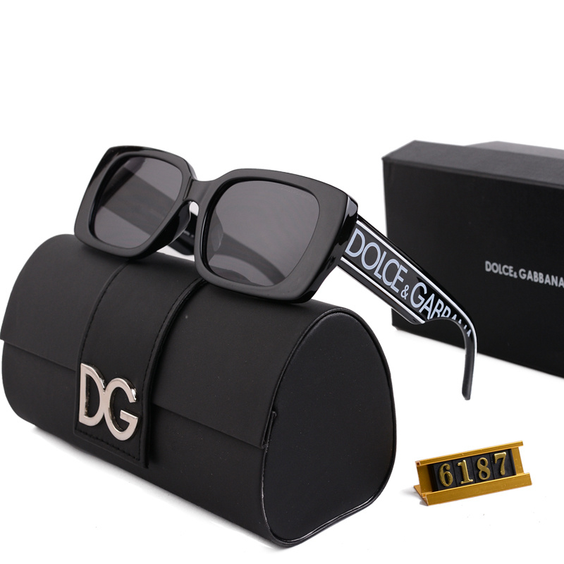 Dolce & Gabbana, DG, 2023 quần áo nam cao cấp mới và kính râm vuông thời trang cổ điển dành cho nữ