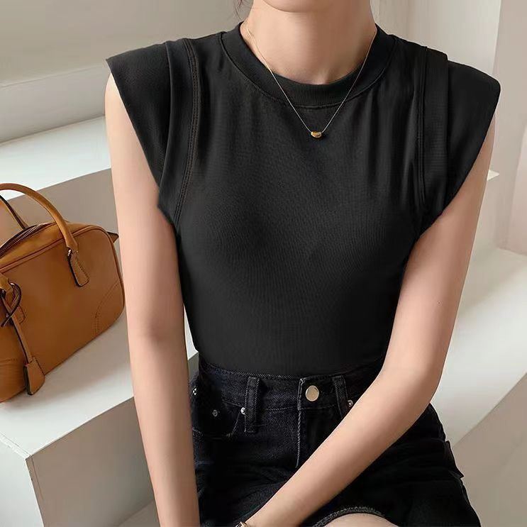 Áo Thun Thể Thao Sát Nách Màu Trơn Kiểu Retro Mỹ Thời Trang 2023 Cho Bạn Gái