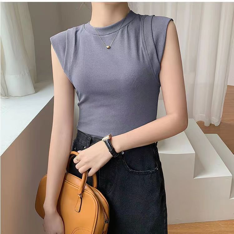 Áo Thun Thể Thao Sát Nách Màu Trơn Kiểu Retro Mỹ Thời Trang 2023 Cho Bạn Gái