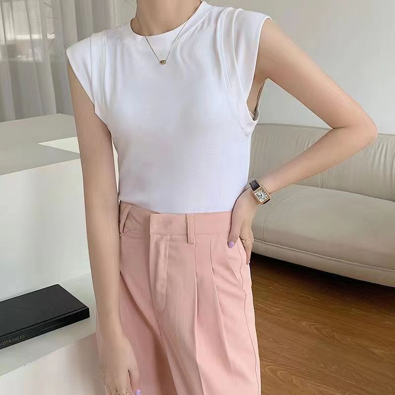 Áo Thun Thể Thao Sát Nách Màu Trơn Kiểu Retro Mỹ Thời Trang 2023 Cho Bạn Gái