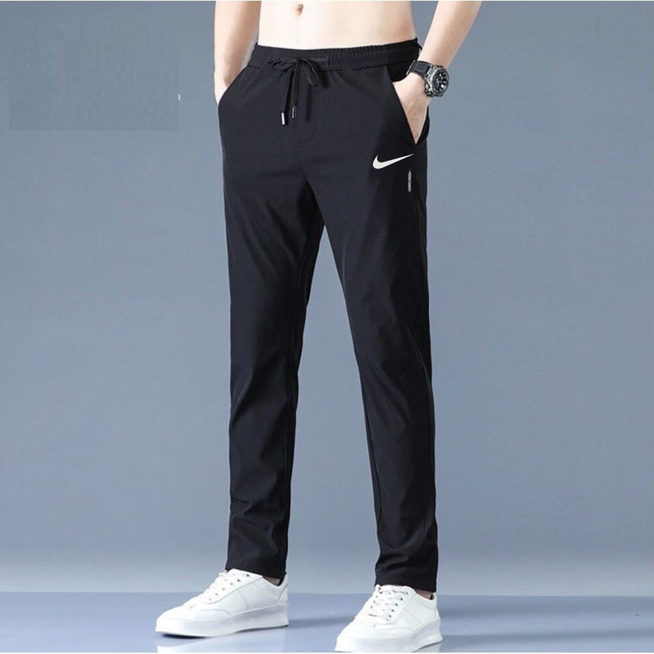 Quần Dài Thể Thao Dáng Suông Chất Liệu Nhanh Khô Ba Màu Sắc Thời Trang Mùa Hè Cho Nam Giới Size M-5XL