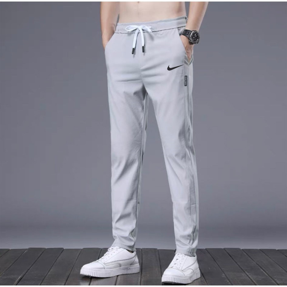 Quần Dài Thể Thao Dáng Suông Chất Liệu Nhanh Khô Ba Màu Sắc Thời Trang Mùa Hè Cho Nam Giới Size M-5XL