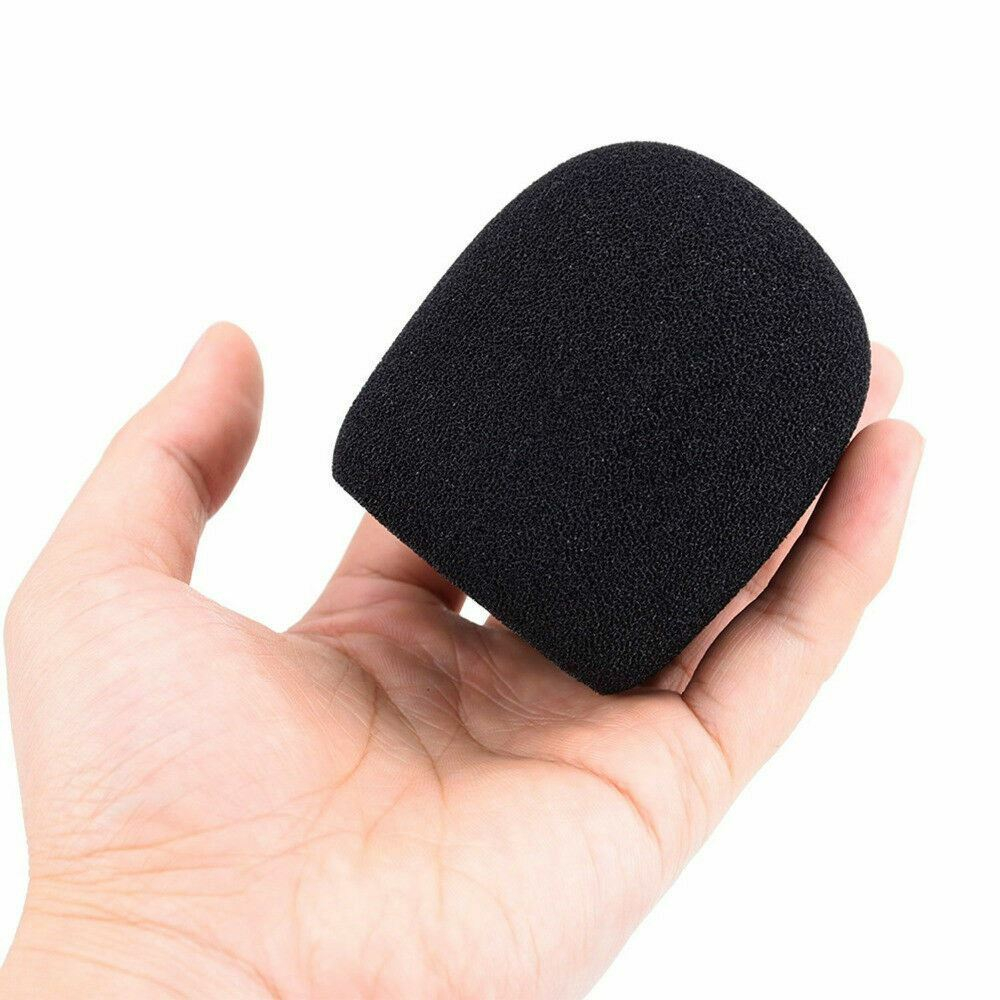 1 Mút Xốp Đen Chắn Gió Bọc Đầu Micro