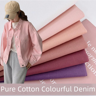 Vải Denim Cotton Nguyên Chất 50x150cm Nhiều Màu Sắc Dùng Để Giặt Quần Áo DIY