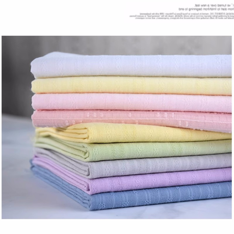Vải Cotton 50x145cm Màu Trơn Dùng May Áo Sơ Mi Cho Bé Gái