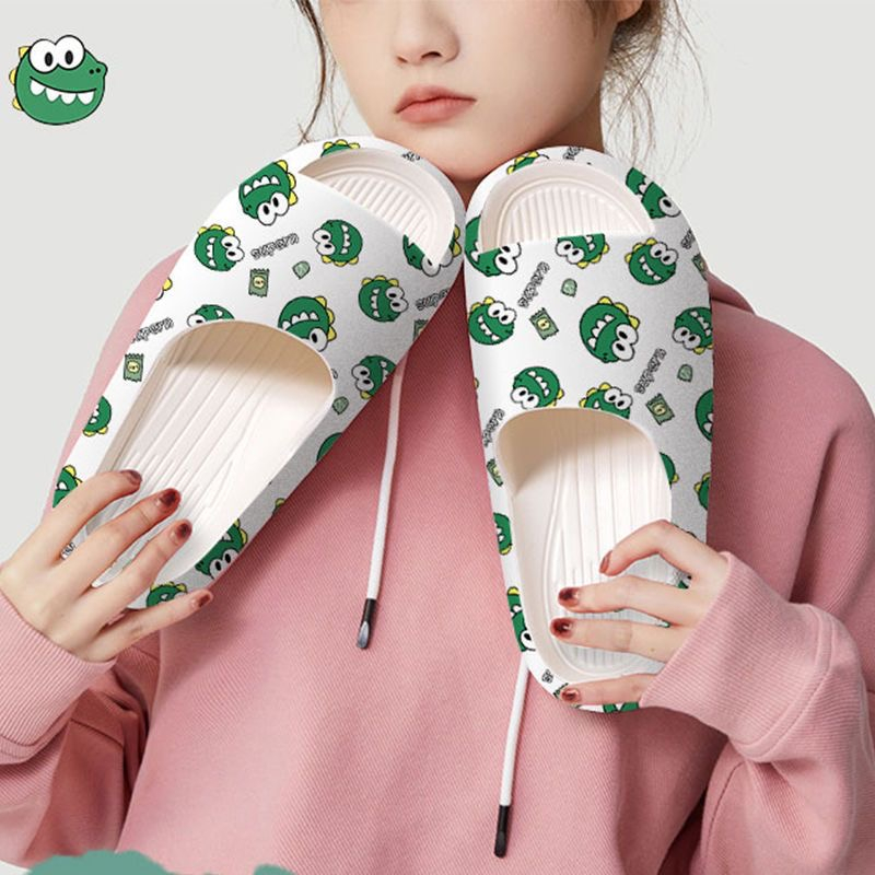 Dép đi trong nhà Đế Mềm Chống Trượt Thoải Mái Họa Tiết Hoạt Hình Dễ Thương Cho Nữ