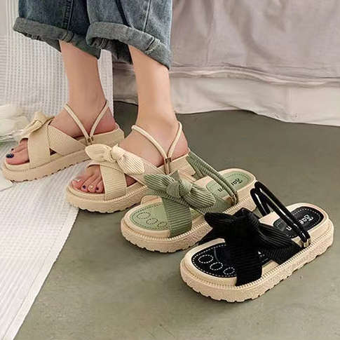 Xăng đan Đế Dày Thời Trang Mùa Hè Dành Cho Nữ luyoo17