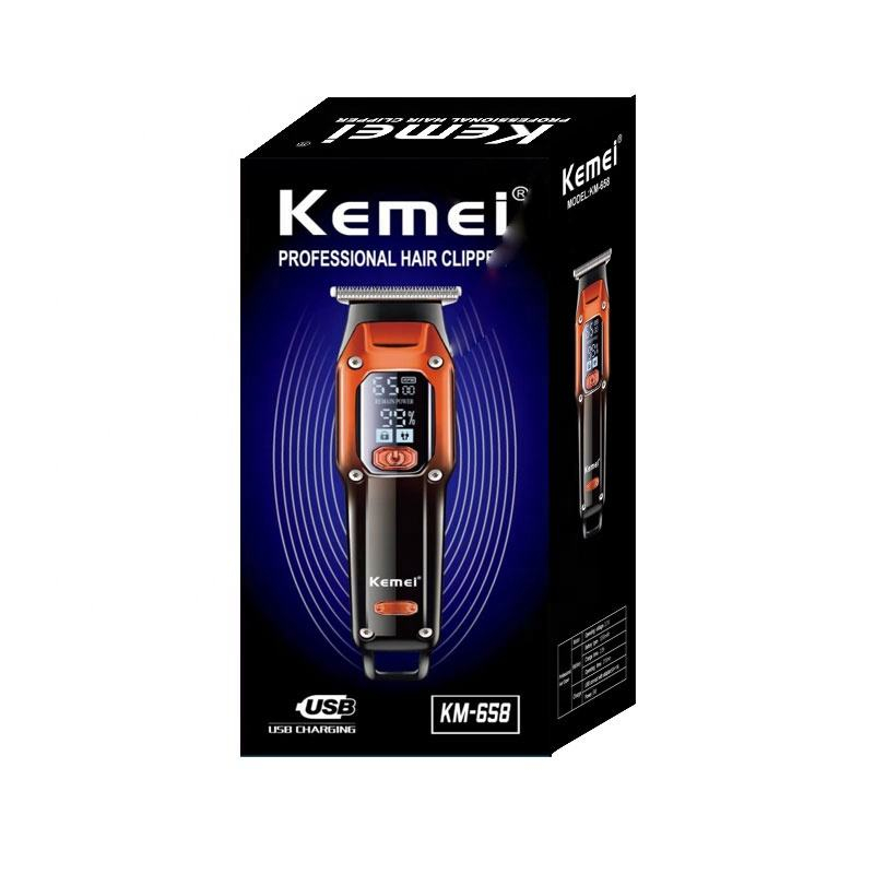 Kemei Bộ Tông Đơ Cắt Tóc km-658 Sạc usb Tiện Dụng